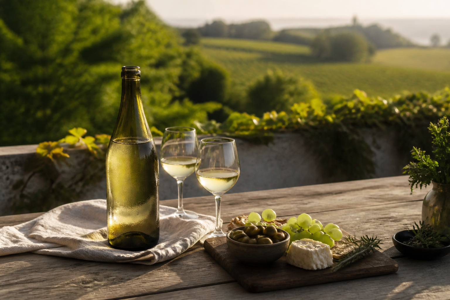 De bedste hvidvine til sommer og terrasse