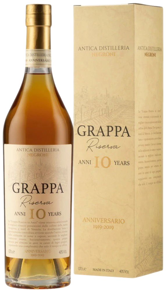 Grappa Riserva 10 år