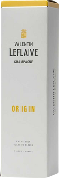 Presentask för Valentin Extra Brut Blanc de Blancs