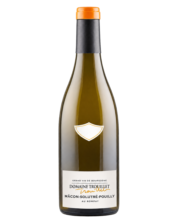 Mâcon-Solutré-Pouilly Au Rompay 2025 – flaskbild med årtalet borttaget