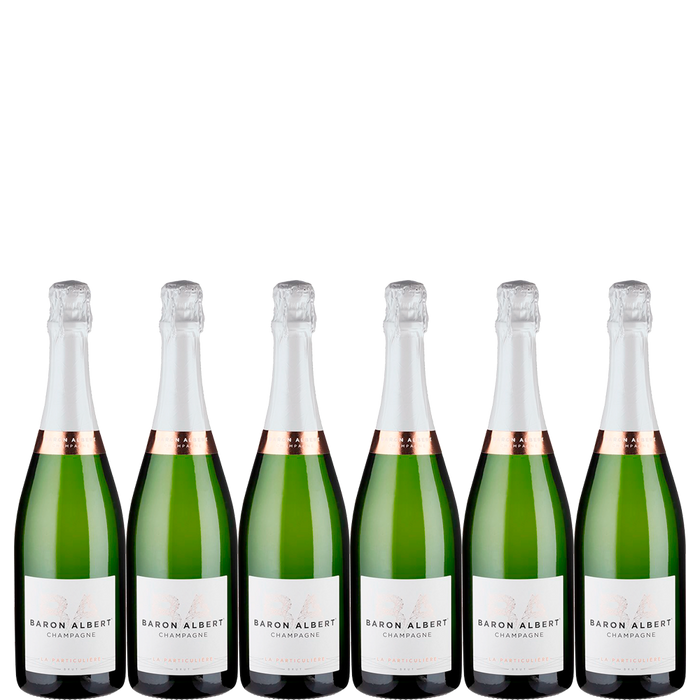 6 flaskor Champagne Brut La Particulière
