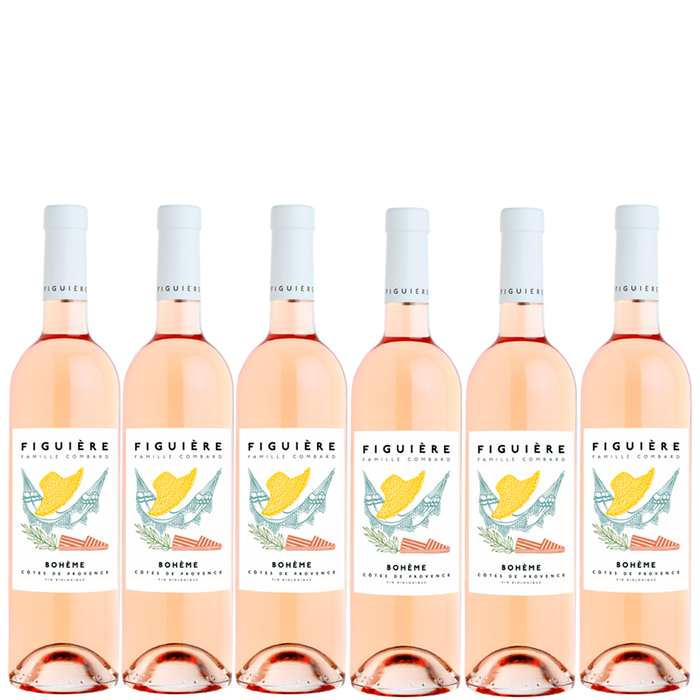6 flaskor 2025 Côtes de Provence Rosé Cuvée Bohème