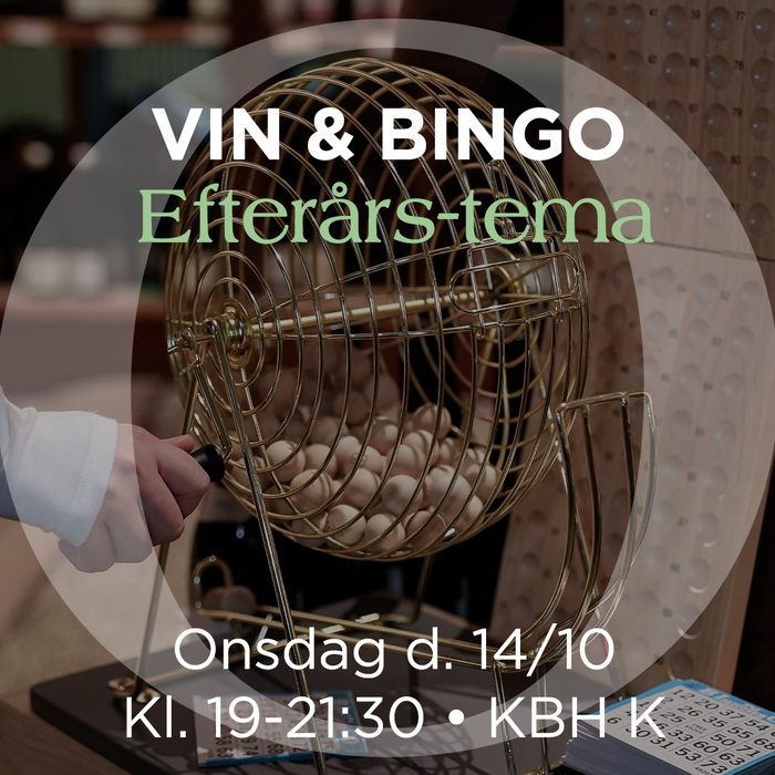 Vin och Bingo: Höstviner 2026-10-14