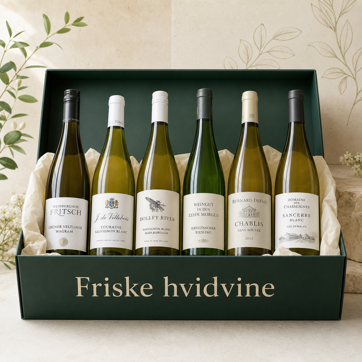Friske hvidvine – 6 flasker med sprød friskhed